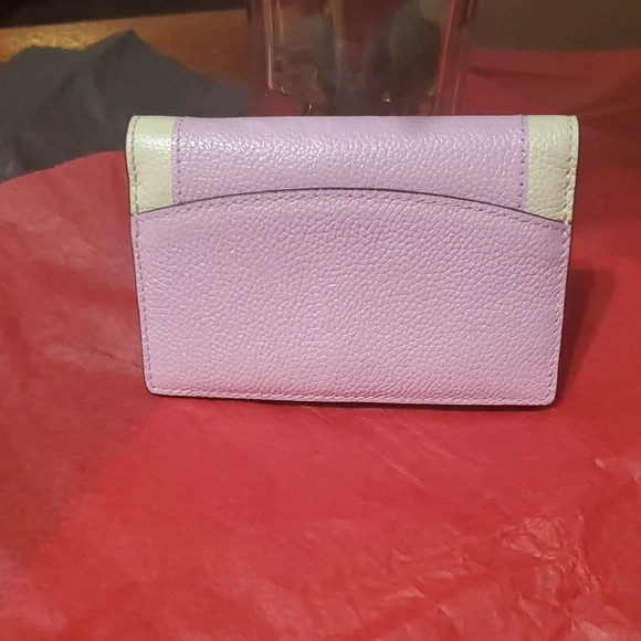 Kate Spade Purple and Cream Wallet Elegant Design EUC - Picture 2 of 3